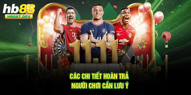 Các chi tiết hoàn trả người chơi cần lưu ý