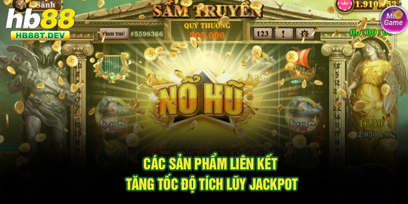 Các sản phẩm liên kết tăng tốc độ tích lũy Jackpot