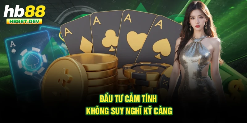 Đầu tư cảm tính, không suy nghĩ kỹ càng