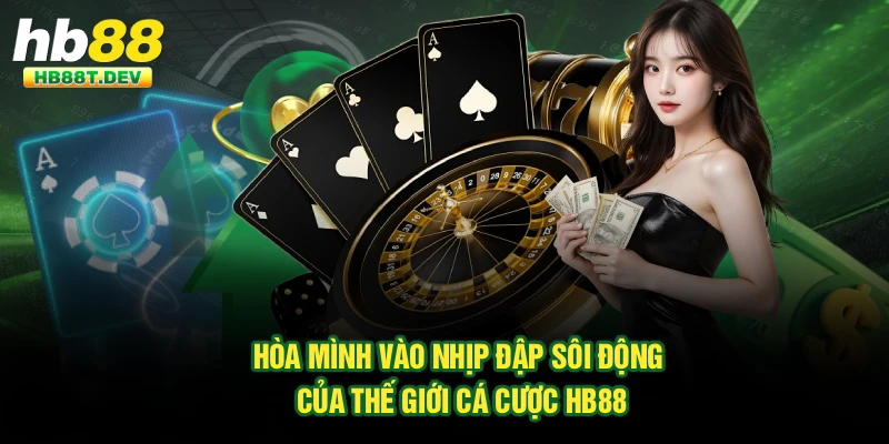 Hòa mình vào nhịp đập sôi động của thế giới cá cược Hb88