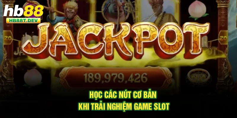 Học các nút cơ bản khi trải nghiệm game slot