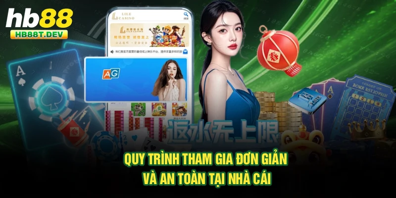 Quy trình tham gia đơn giản và an toàn tại nhà cái