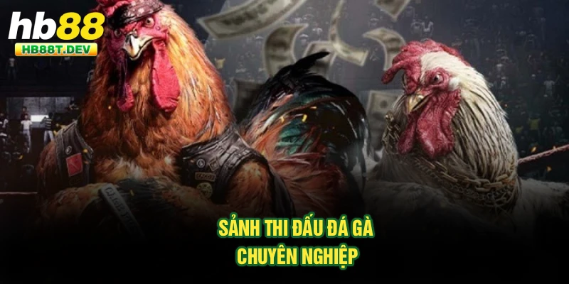 Sảnh thi đấu đá gà chuyên nghiệp