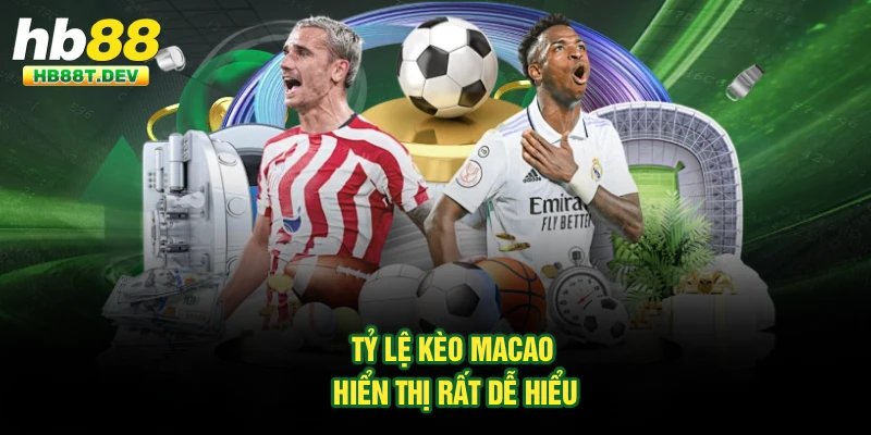 Tỷ lệ kèo Macao hiển thị rất dễ hiểu
