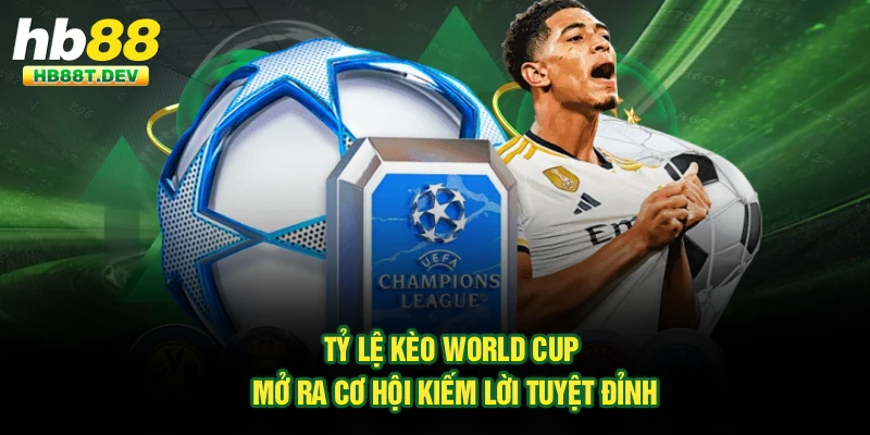 Tỷ lệ kèo World Cup mở ra cơ hội kiếm lời tuyệt đỉnh